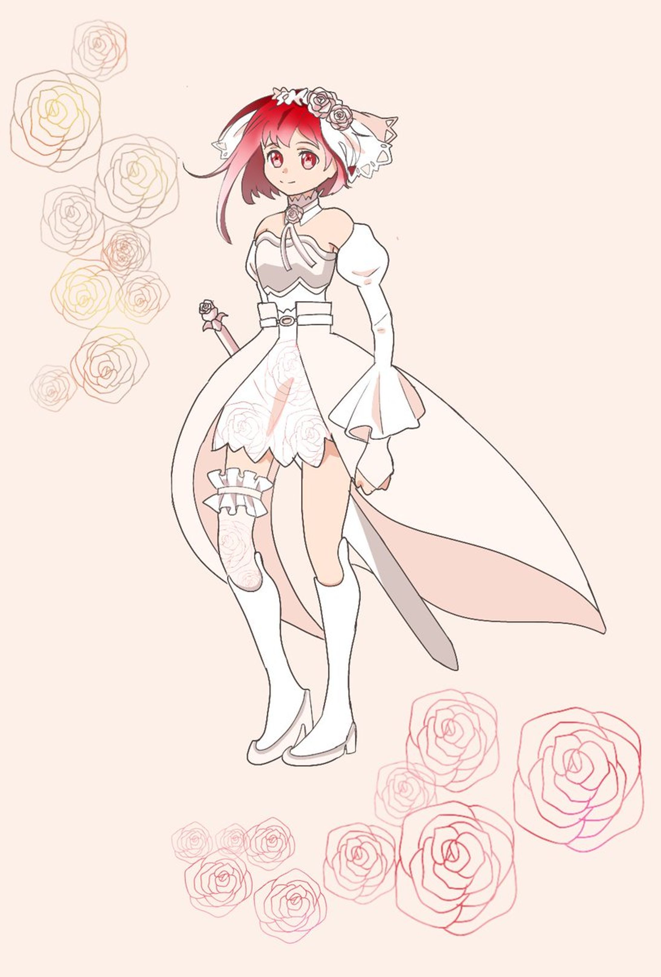 赤髪の白薔薇騎士-1