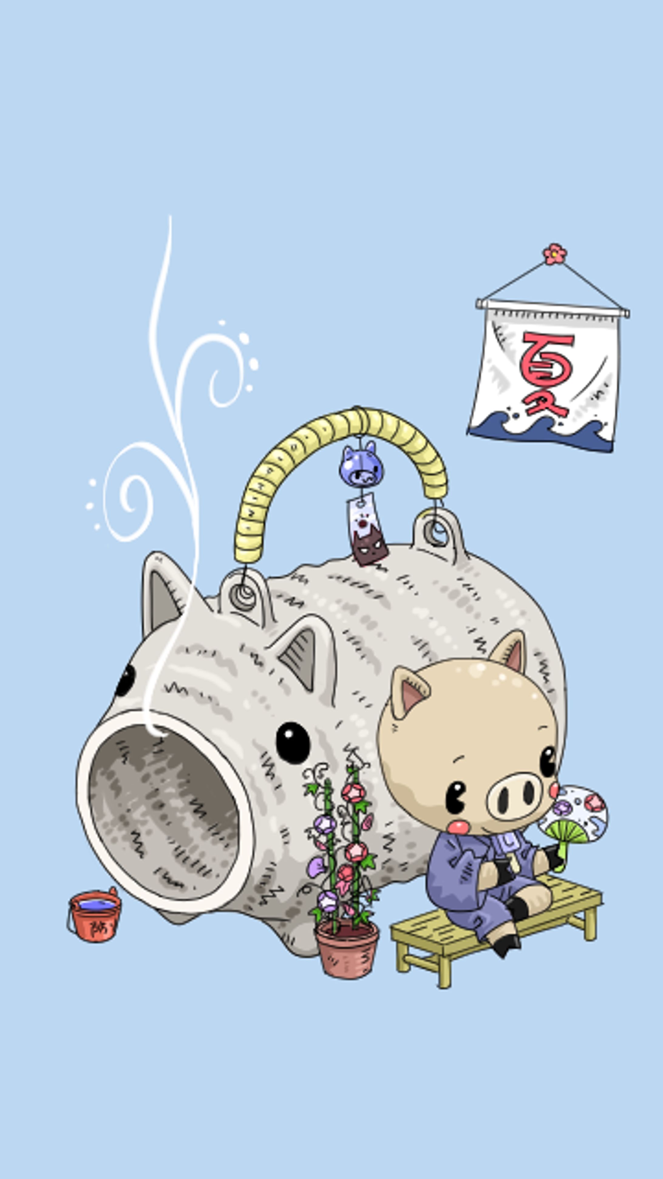  蚊遣り豚-1
