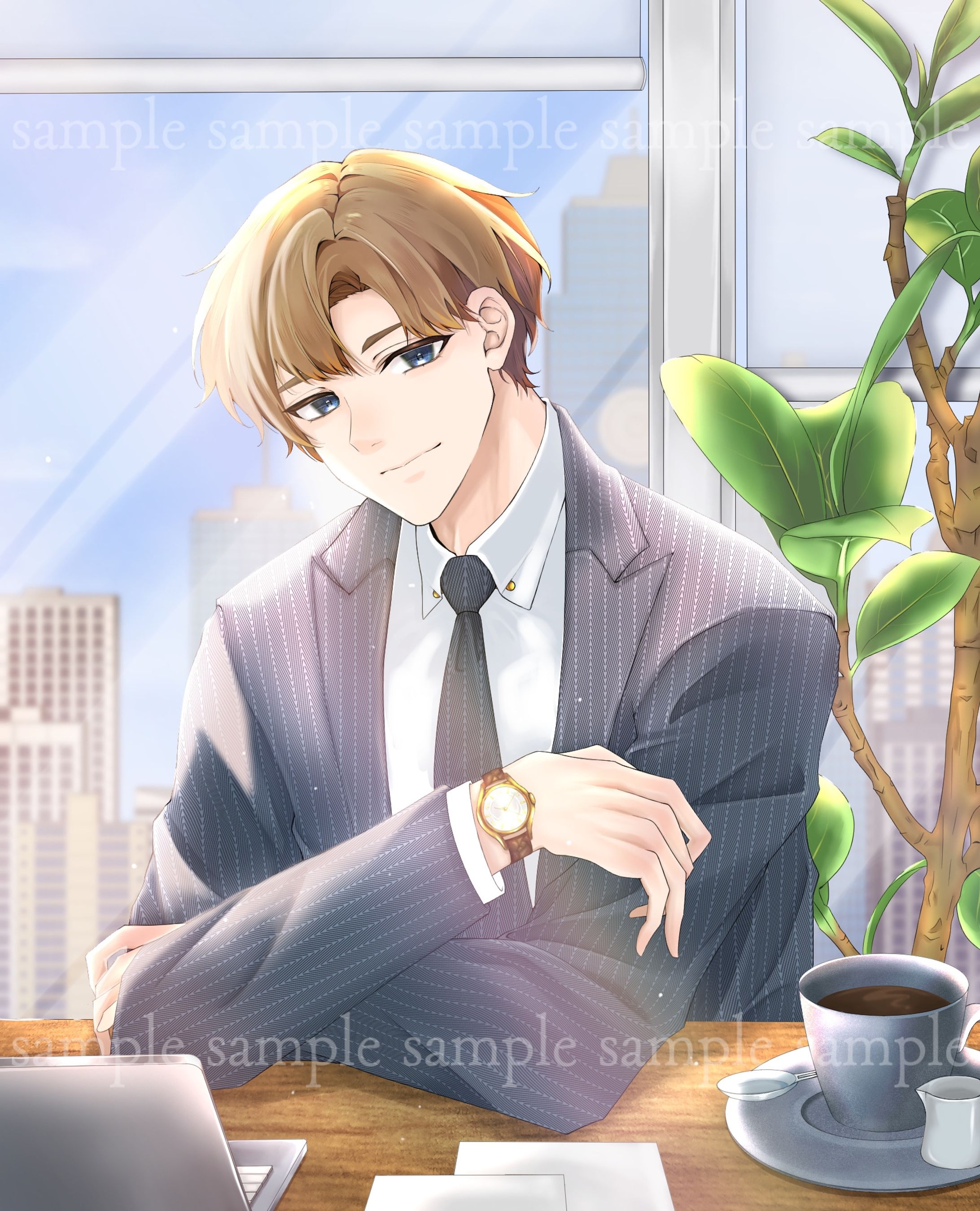 配信アイコンイラストMACO様-1