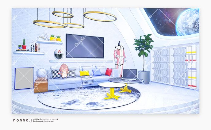 artwork、配信部屋