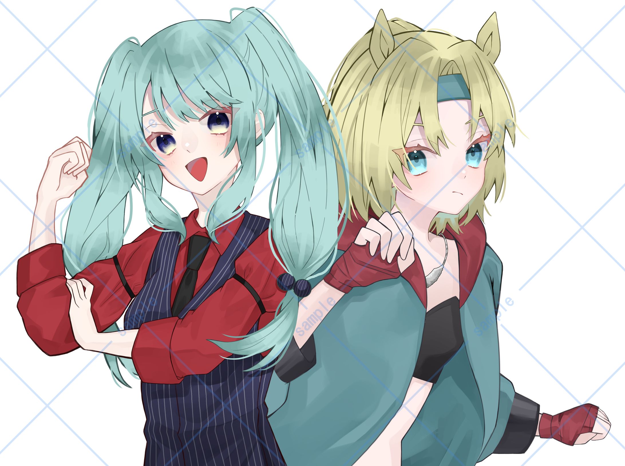 倉板しら様、煙馬チョコ様　一枚絵-1