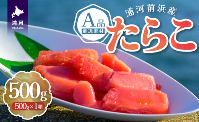 たらこA品500g×1（商品撮影含む）