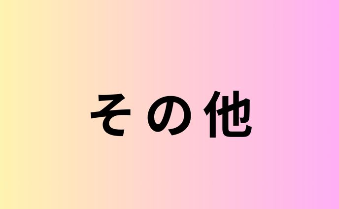 その他