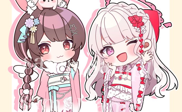正月ミニキャライラスト