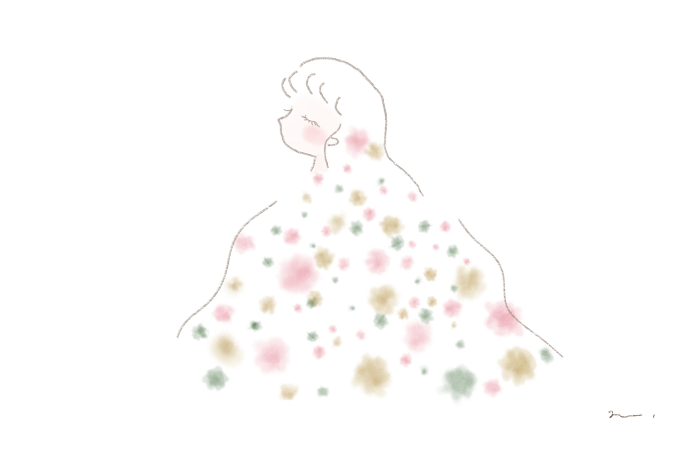 花と女の子集-1