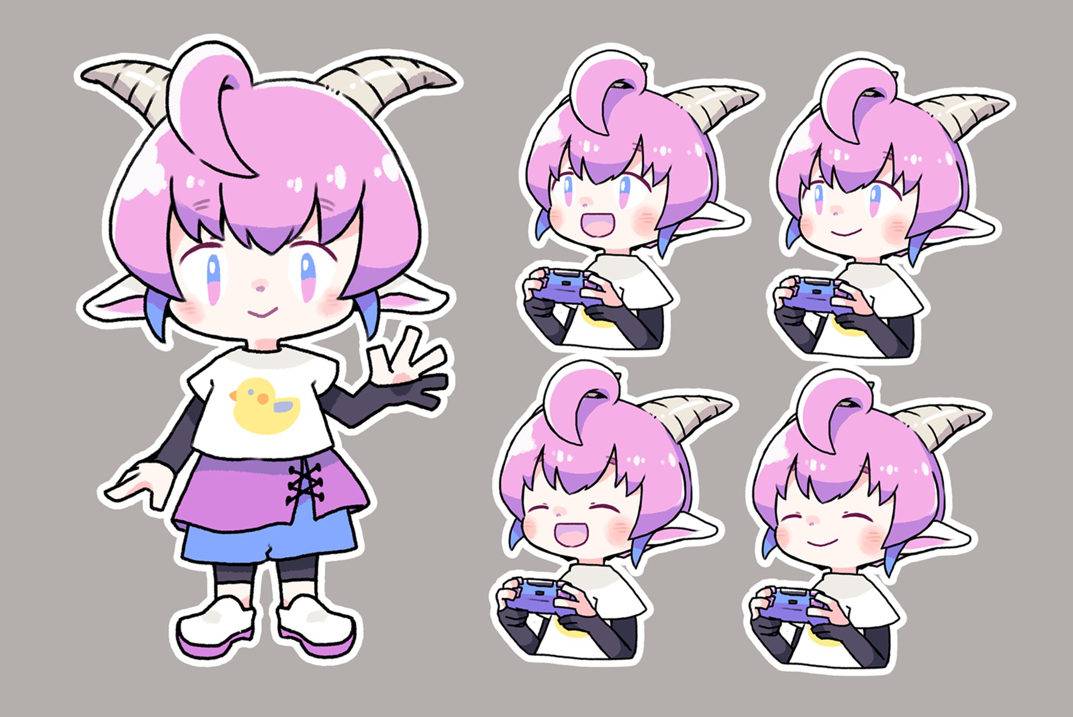 [イラスト]あみさこ様 PNGtuberアバター-1