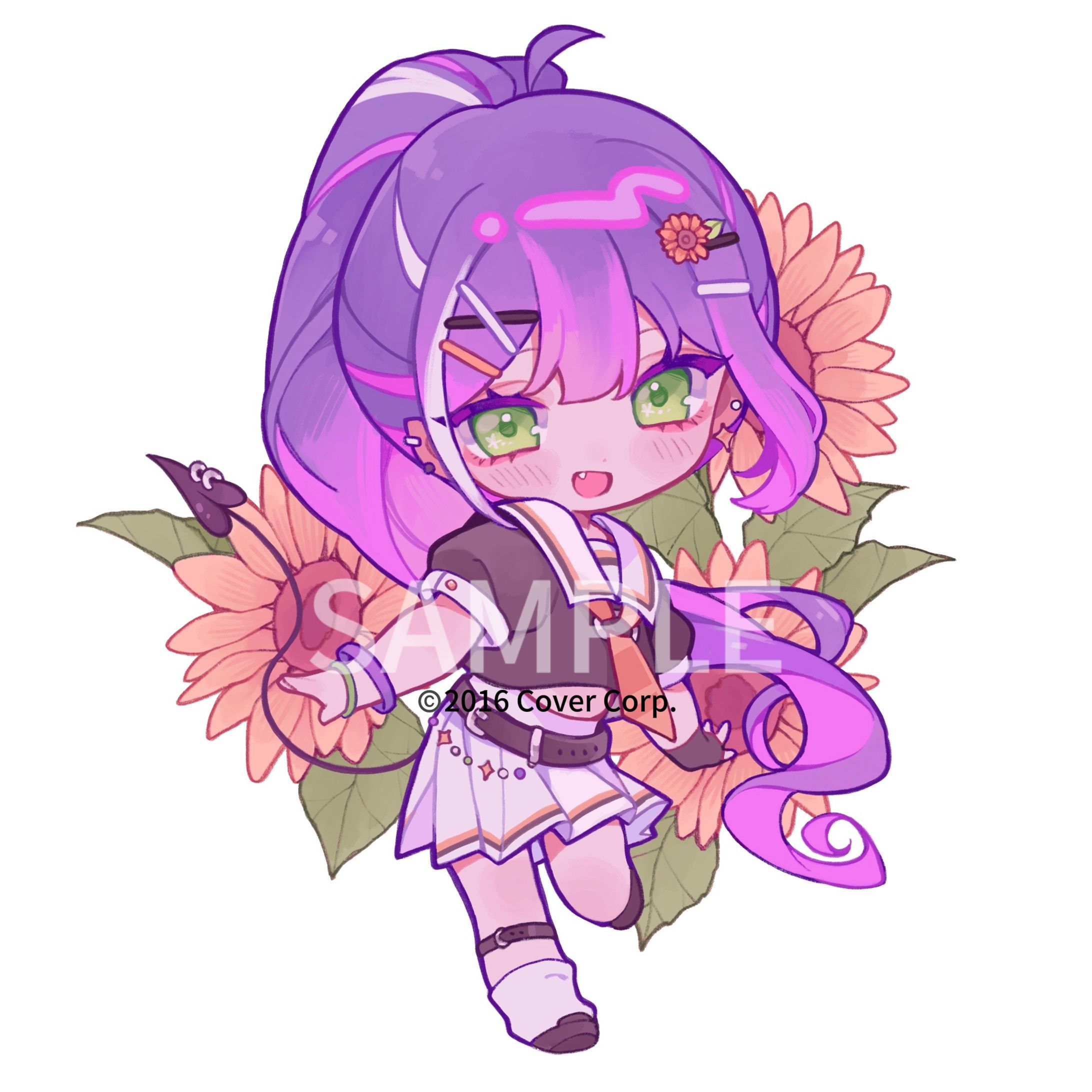 常闇トワ誕生祭公式グッズSDイラスト_夏-1