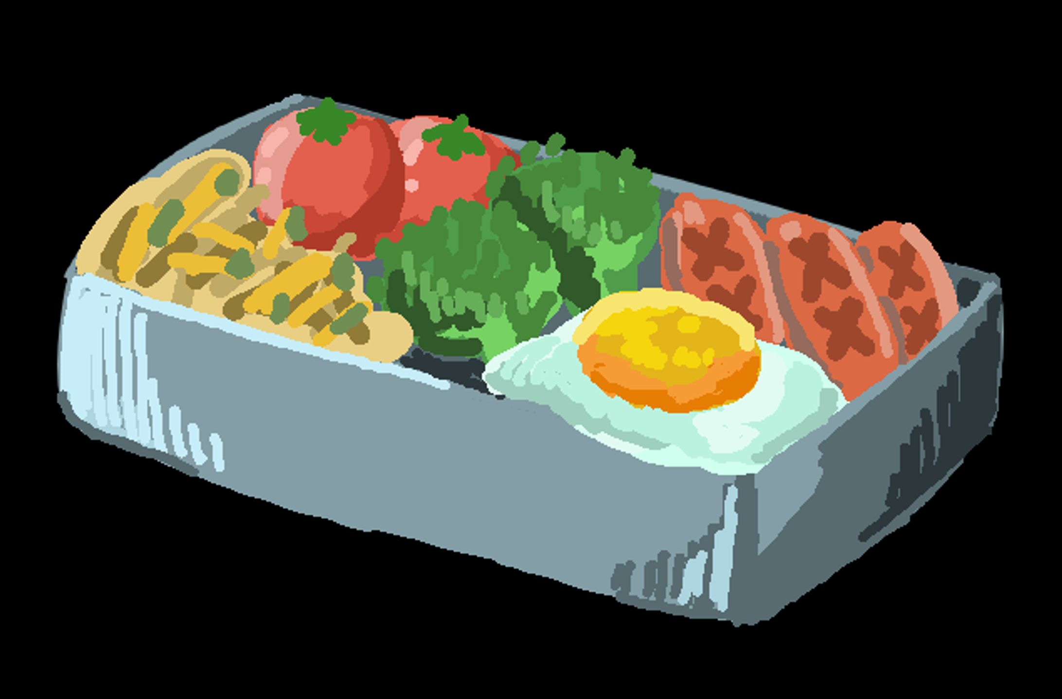 【サンプル】食べ物イラスト-1