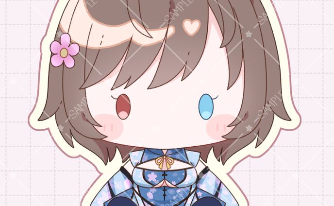 プレゼント用ぬいぐるみ風イラスト
