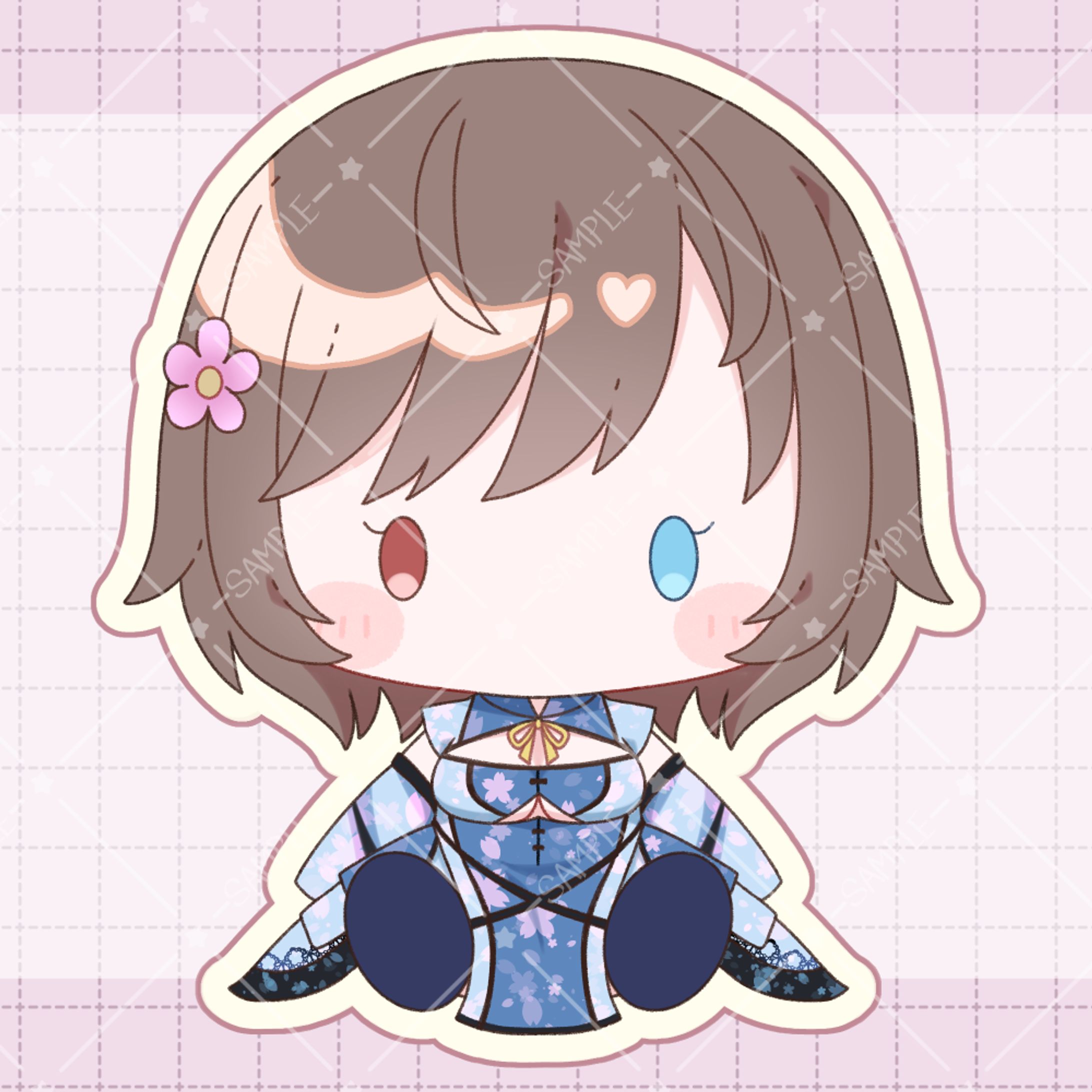 プレゼント用ぬいぐるみ風イラスト-1