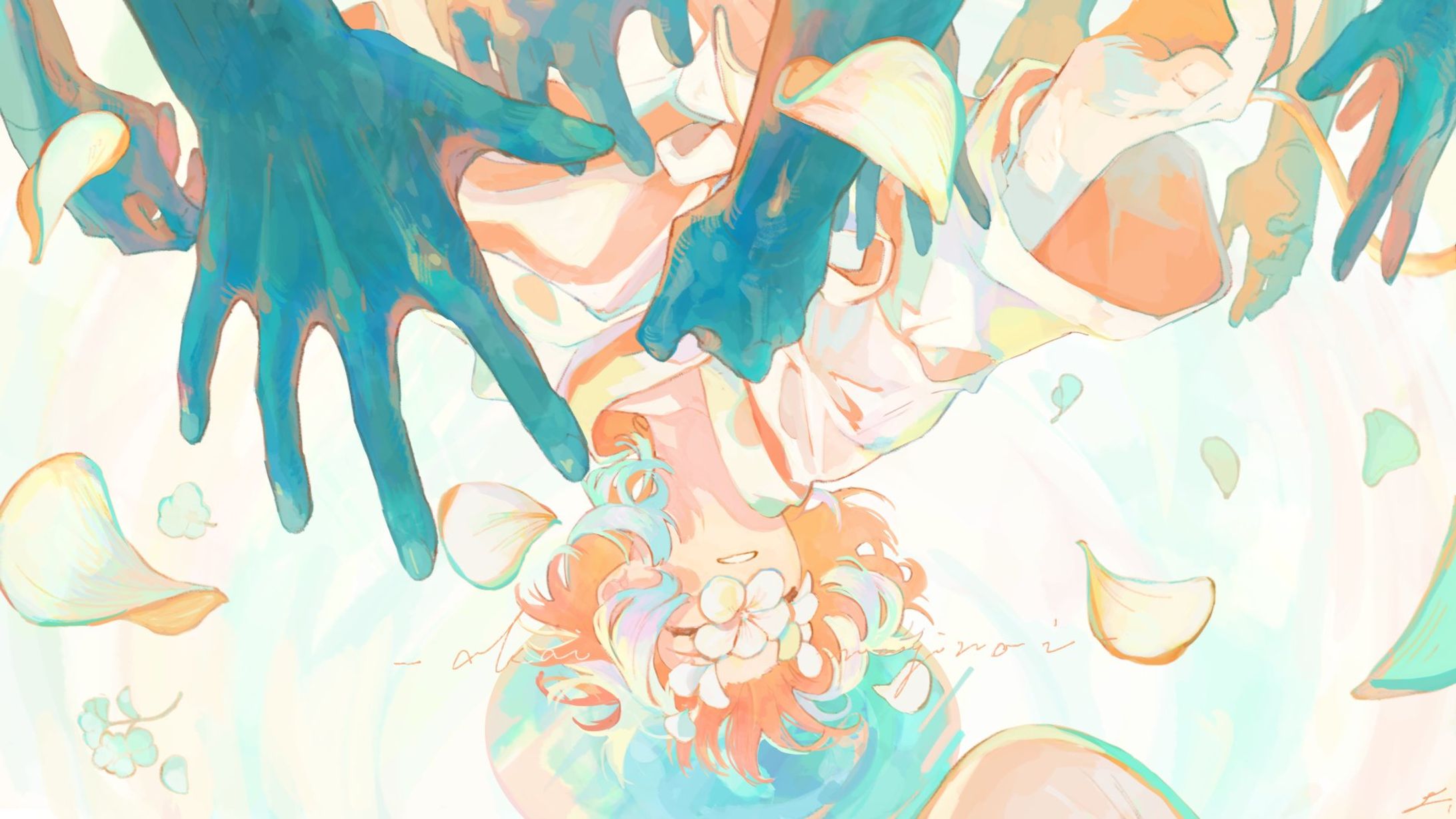 【MVイラスト】吐息 feat.aruma｜オリジナル楽曲『紅い呪い』-1