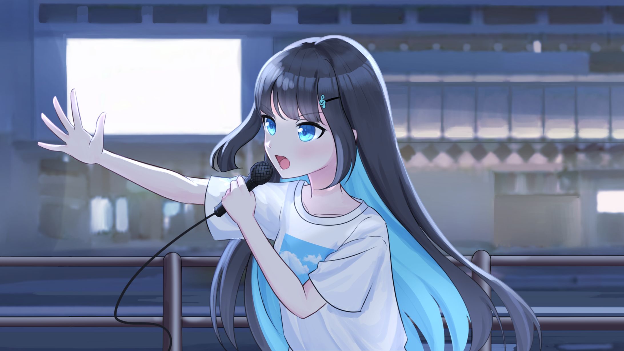 「一等星 ft. 鏡音レン・初音ミク」MVイラスト-1