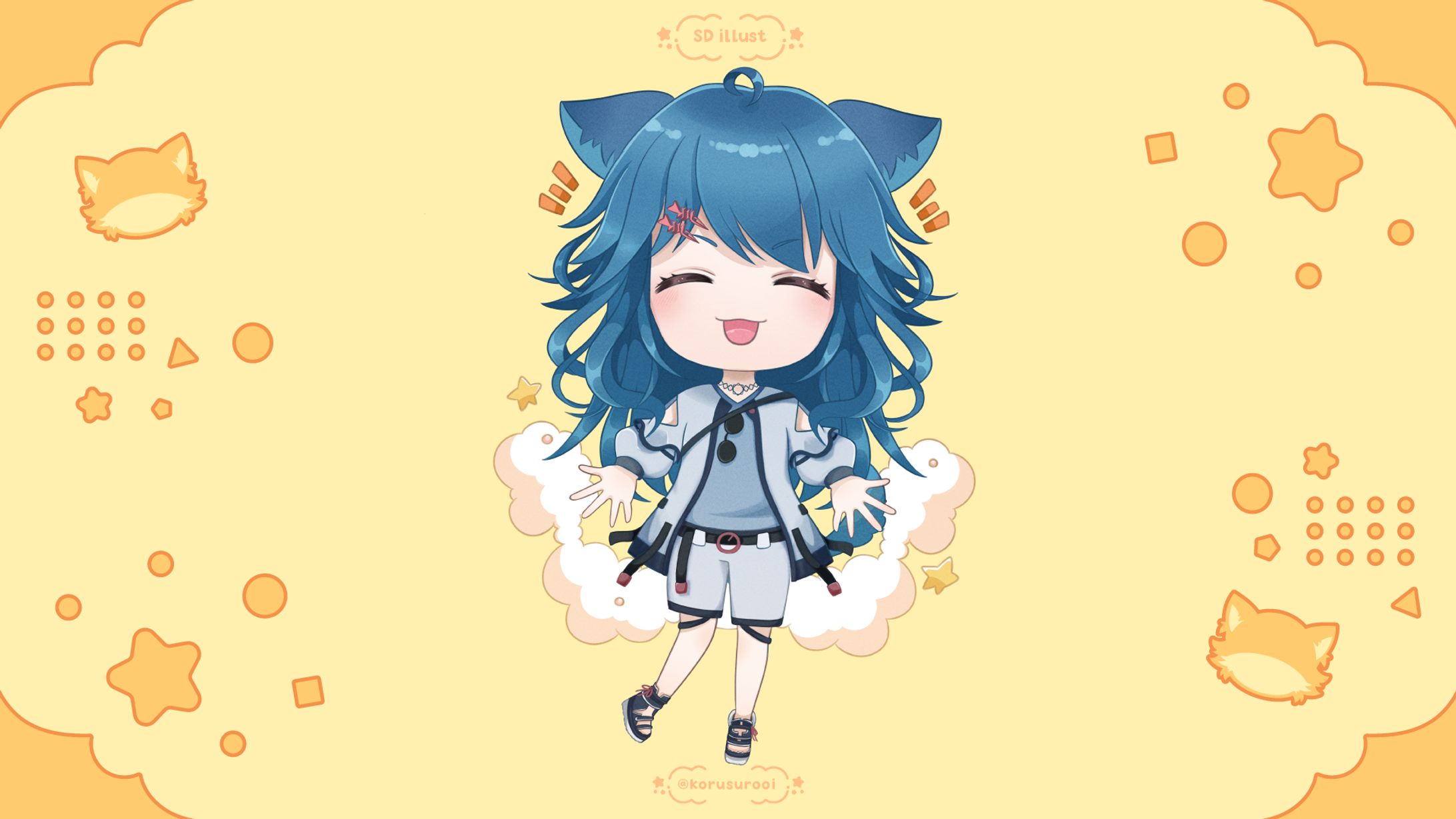 ミニキャライラスト/「サキト」様-1