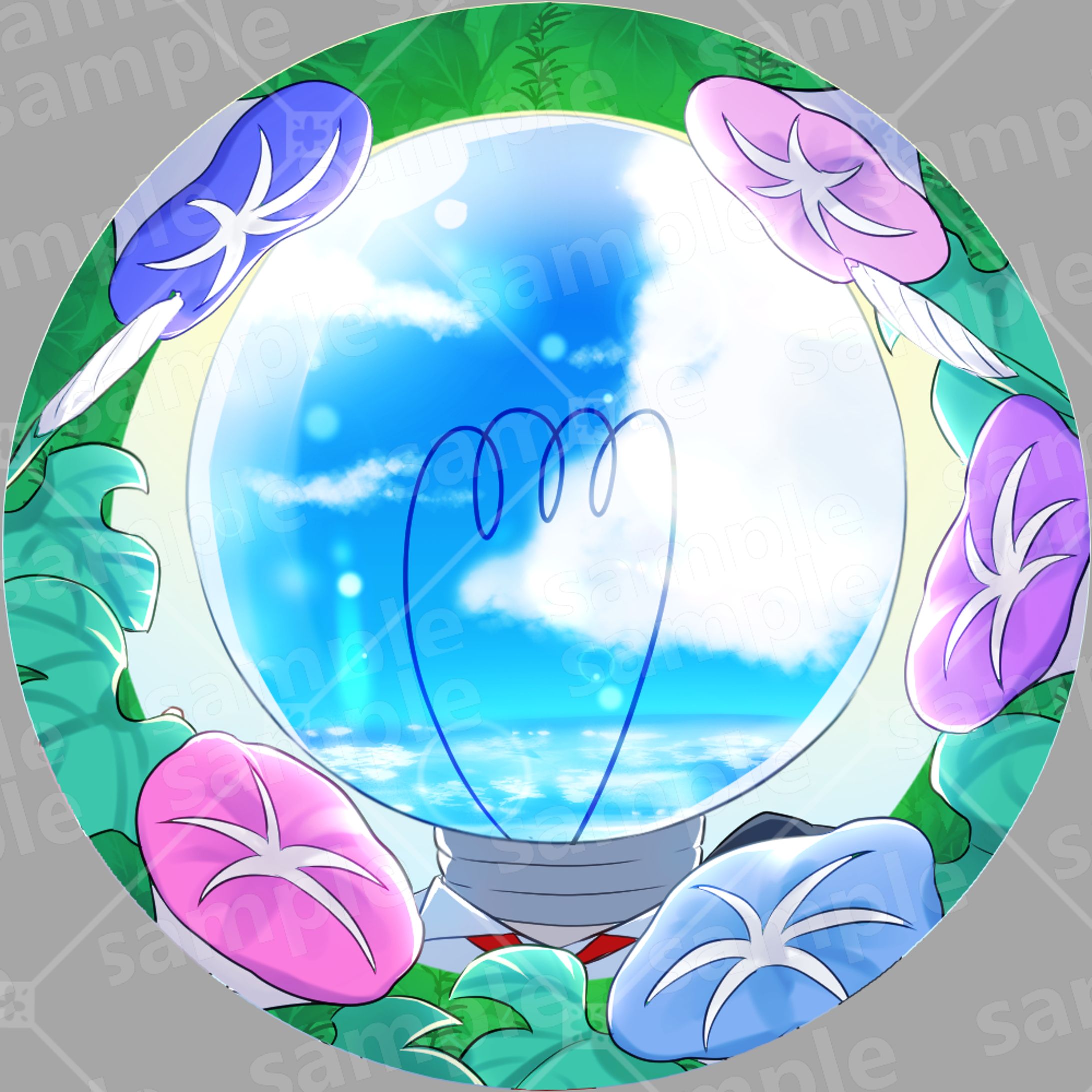 アイコン＋アイコンリング 電球様-1