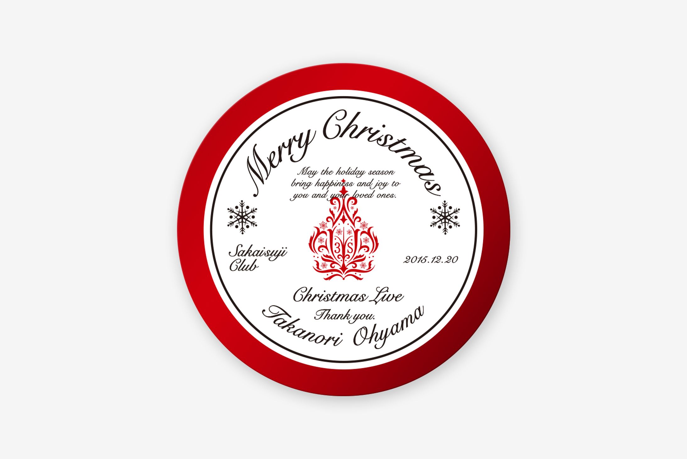 Ohyama Takanori X’mas Live Ticket-1