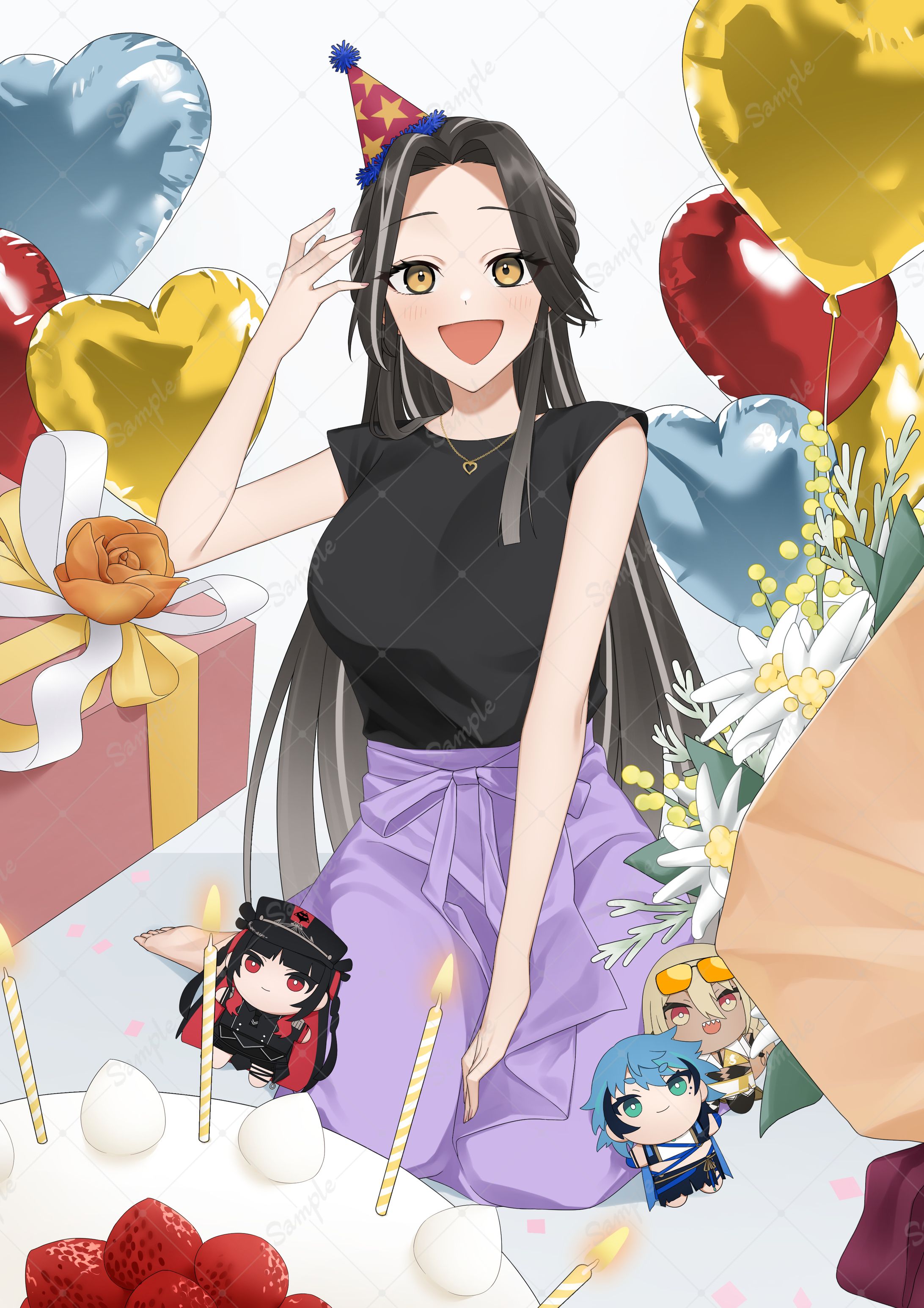 九紋竜恋様バースデーイラスト-1