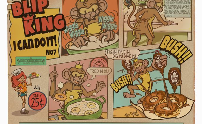 Blip Comic Vintage