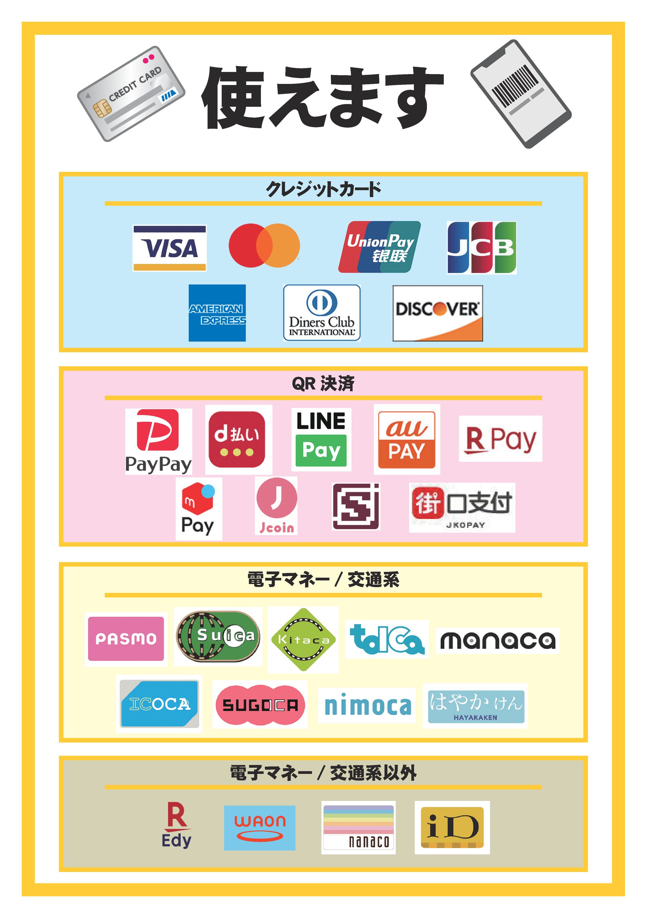 カムイ カード決済種類-1