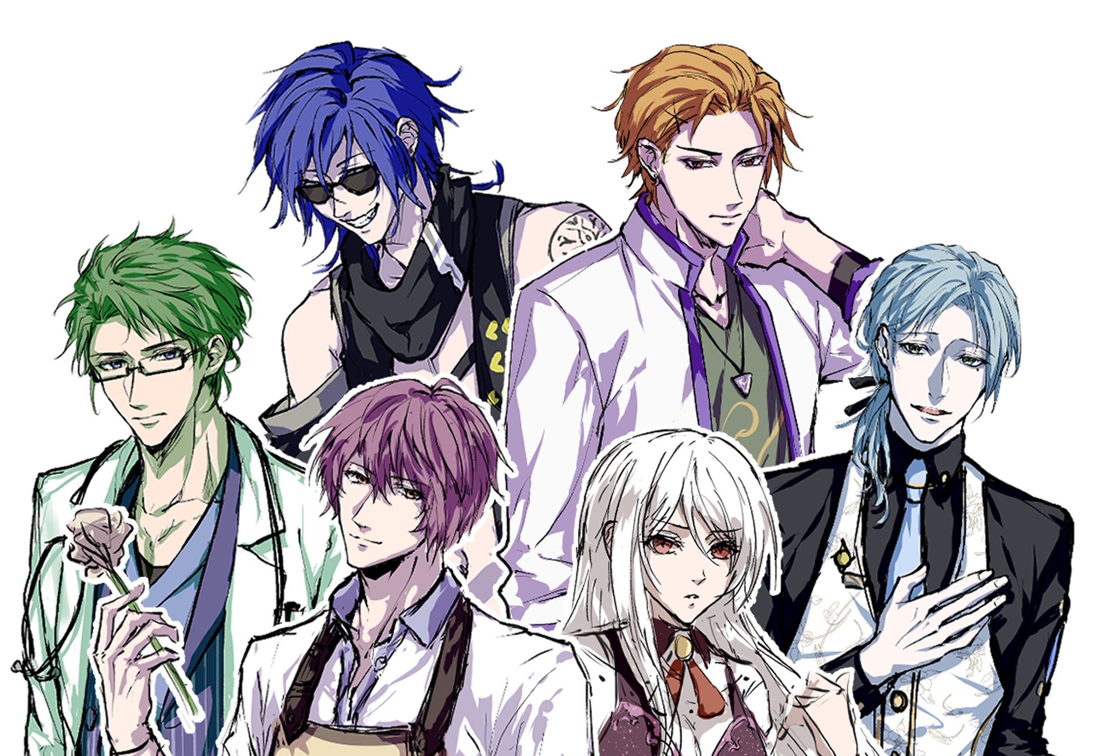 21.12【キャラデザ】ラフ立ち絵-1