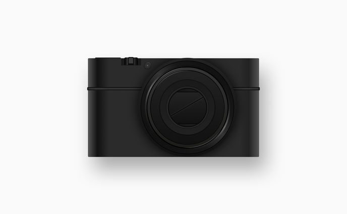 デジタルカメラのCG (Sketch for Mac)