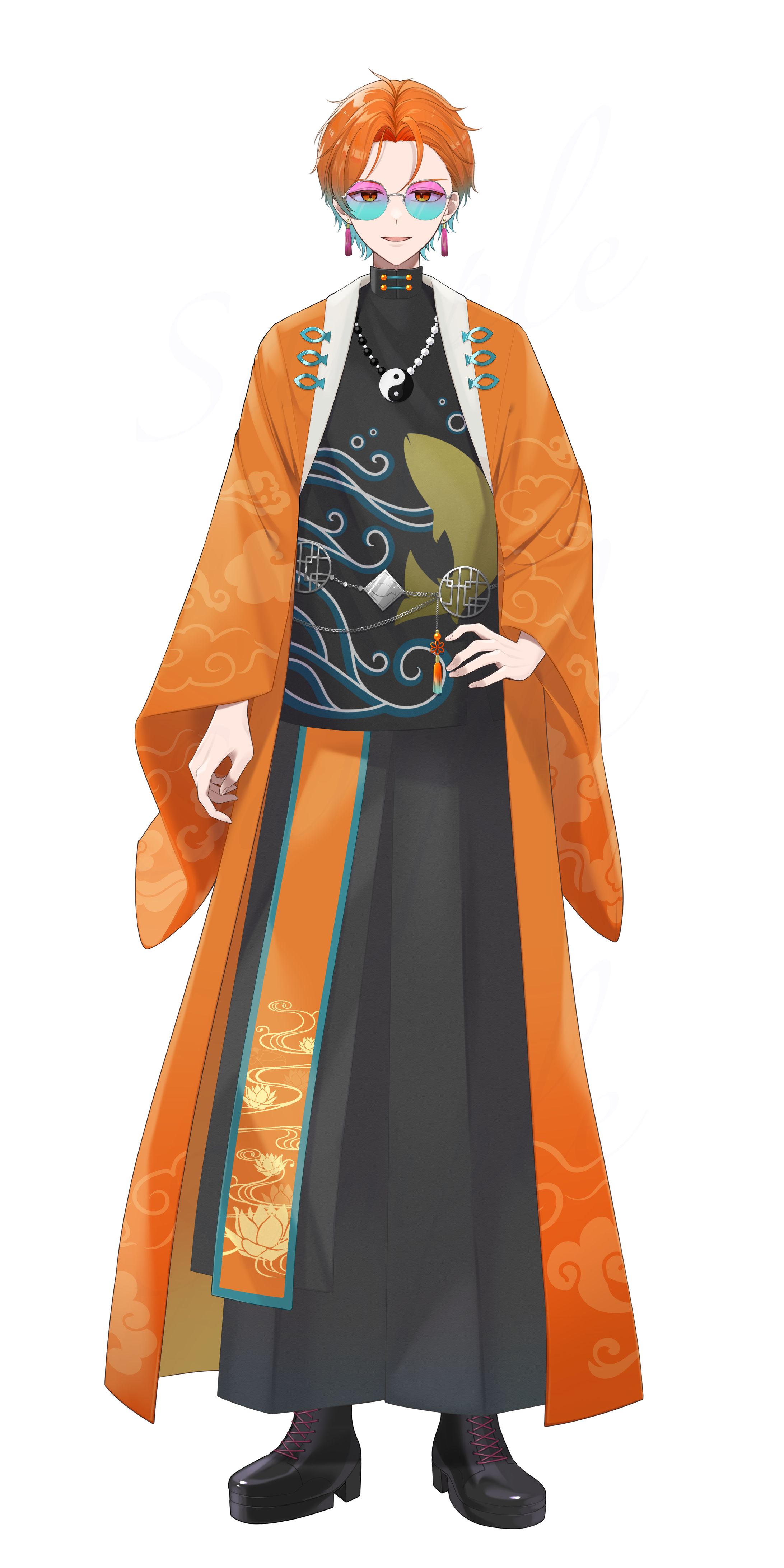 しゃけのこ様 新衣装立ち絵【和服】-1