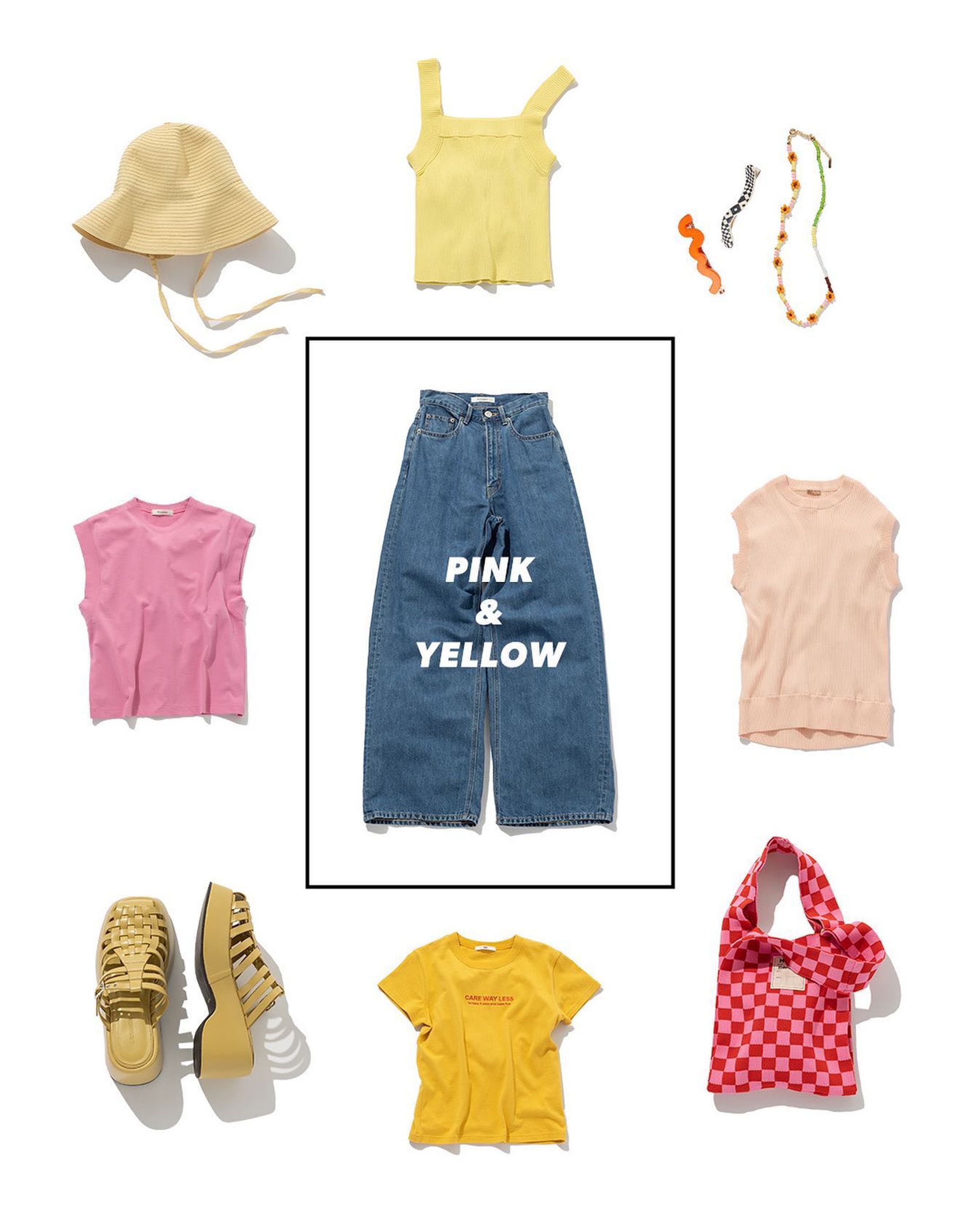 denim x color item !
-blu denim x pink & yellow-
━━━━━━━━━━━━━━━━
デニムのカラーバリエーションにそれぞれ合うおすすめのカラーアイテムをピックアップ。
この夏はデニム×カラーの組み合わせを楽しんで！

ぜひお買い物&コーデの参考にしてみて♡

商品詳細はアイテムをタップまたは
プロフィールのサイトURLをクリック✔️
━━━━━━━━━━━━━━━━
#SHELTTERWEBSTORE #SWS 
#MOUSSY #SLY #THROWbySLY #LAGUAGEM #RODEOCROWNSWIDEBOWL-1