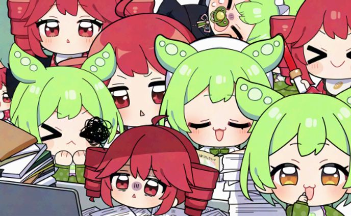 チバニャン＆まろん(IOSYS) - 全ニッポン赤ちゃん化計画　SDイラスト