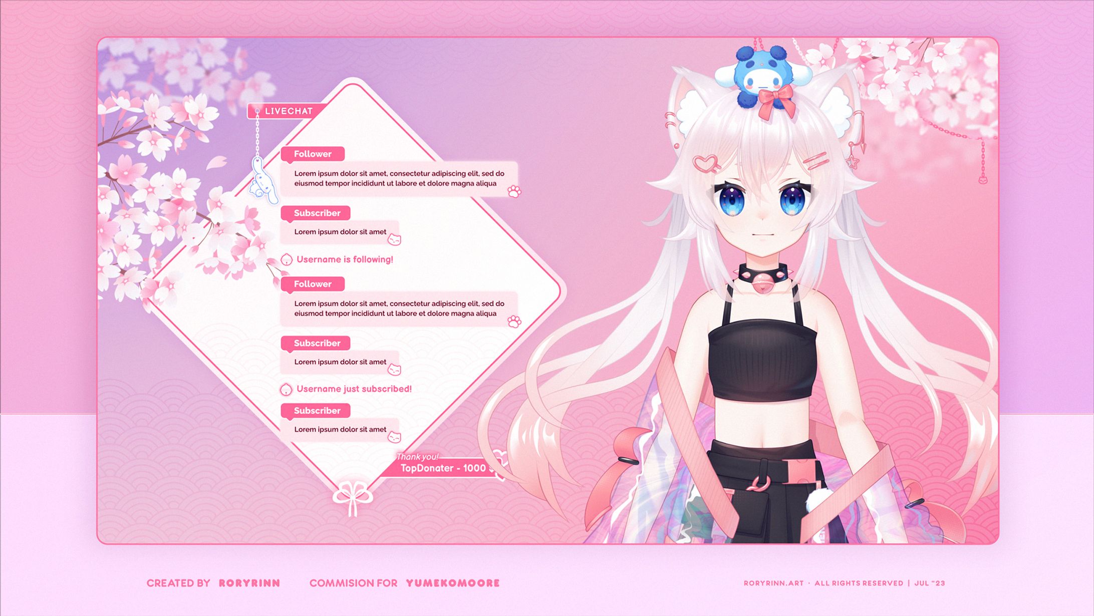 Yumekomoore  | Overlay and chat widget-1