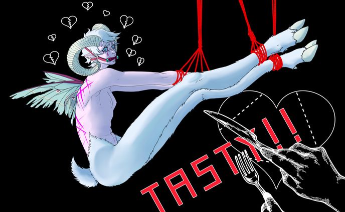 ビビットカラー人外イラスト