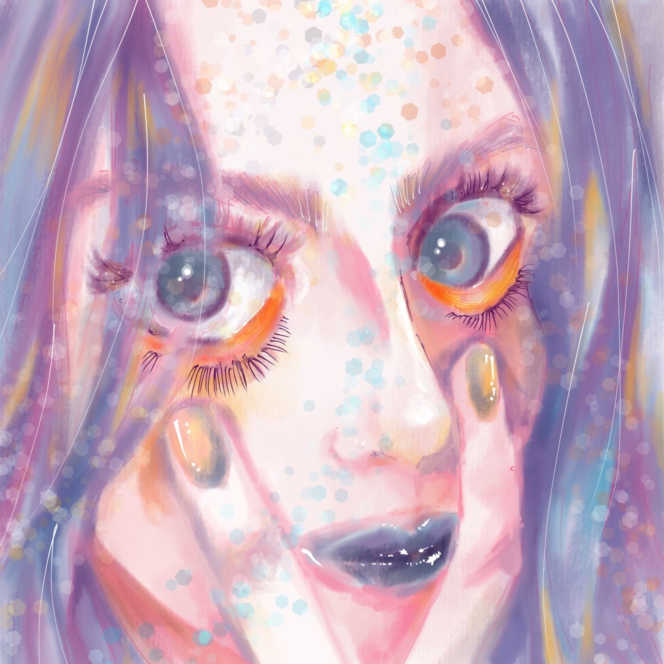 顔面ドアップ女-1