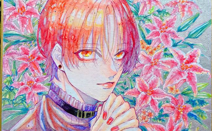 イラスト、水彩画