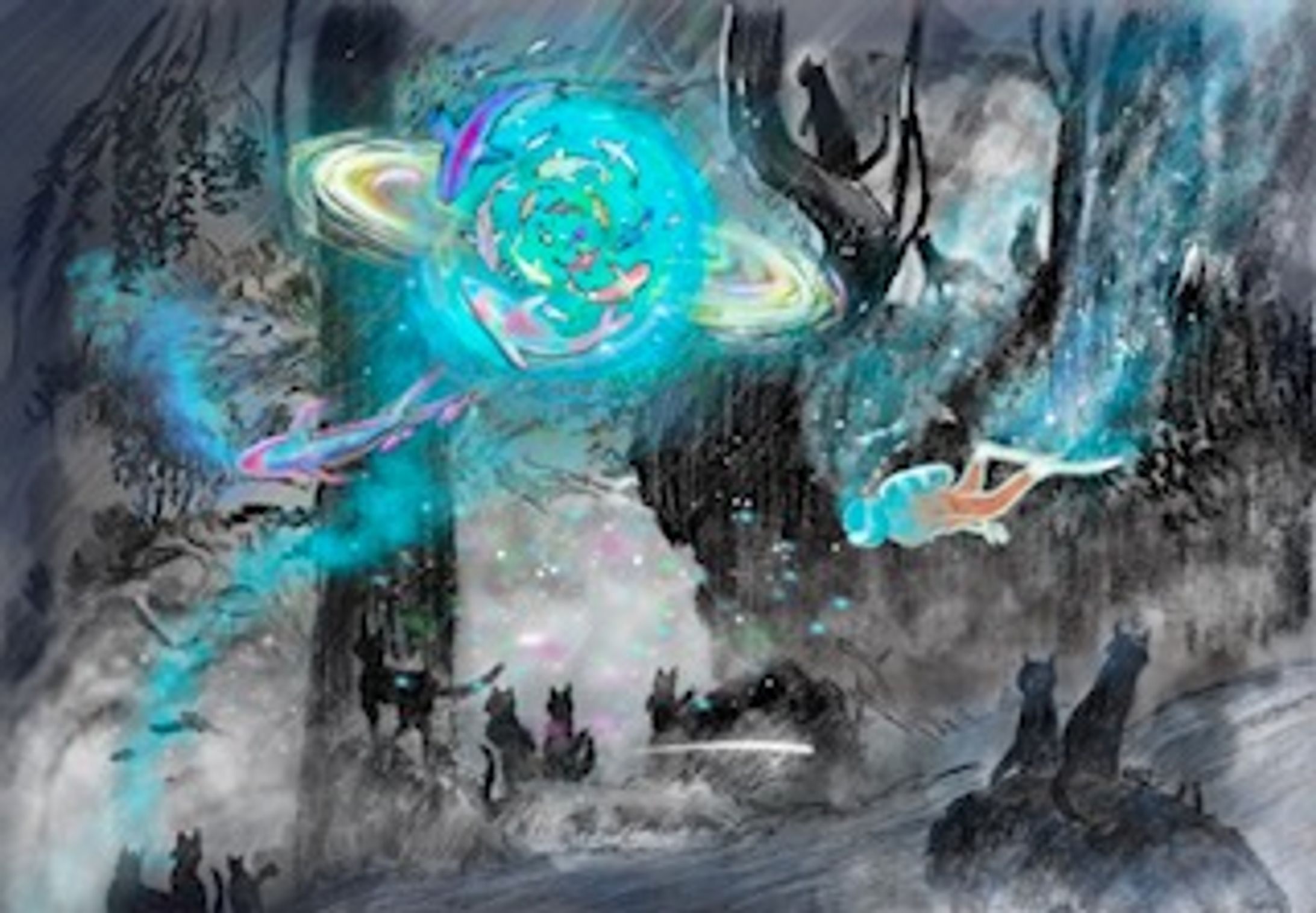 I'm swimming in Circle of Catsサークルオブキャットの作中の中で泳ぎ回る私-1