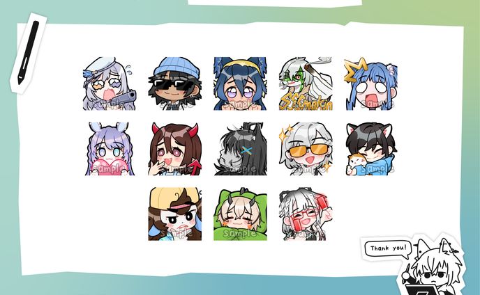 Emote Giveaway Batch 2 (March & April)