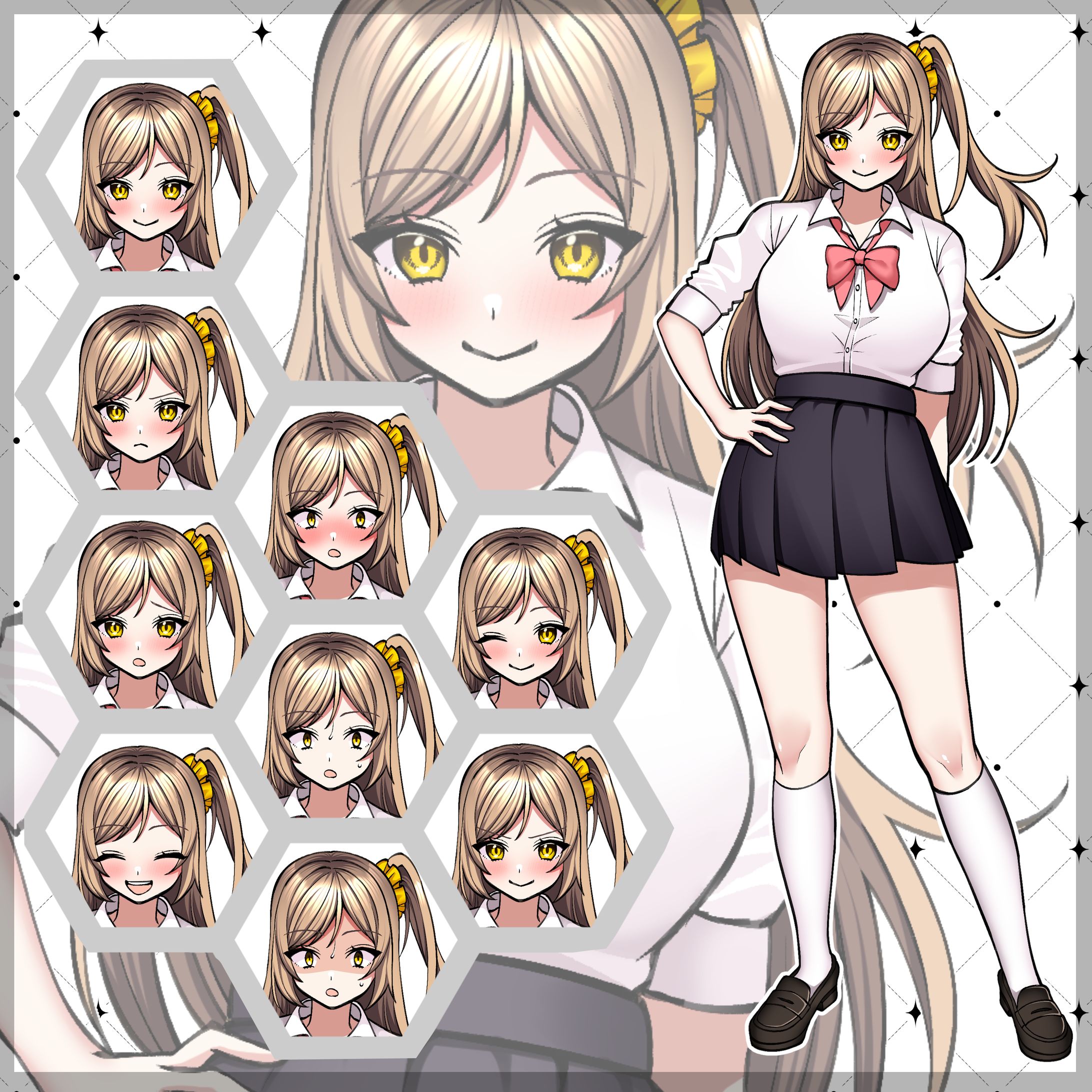 【立ち絵】キャラデザ　差分-1