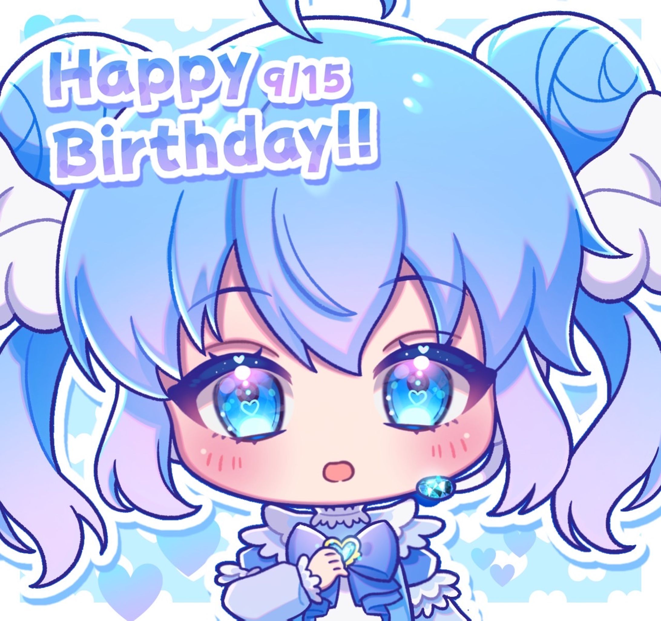 七海うるは様 誕生日記念ファンアート-1