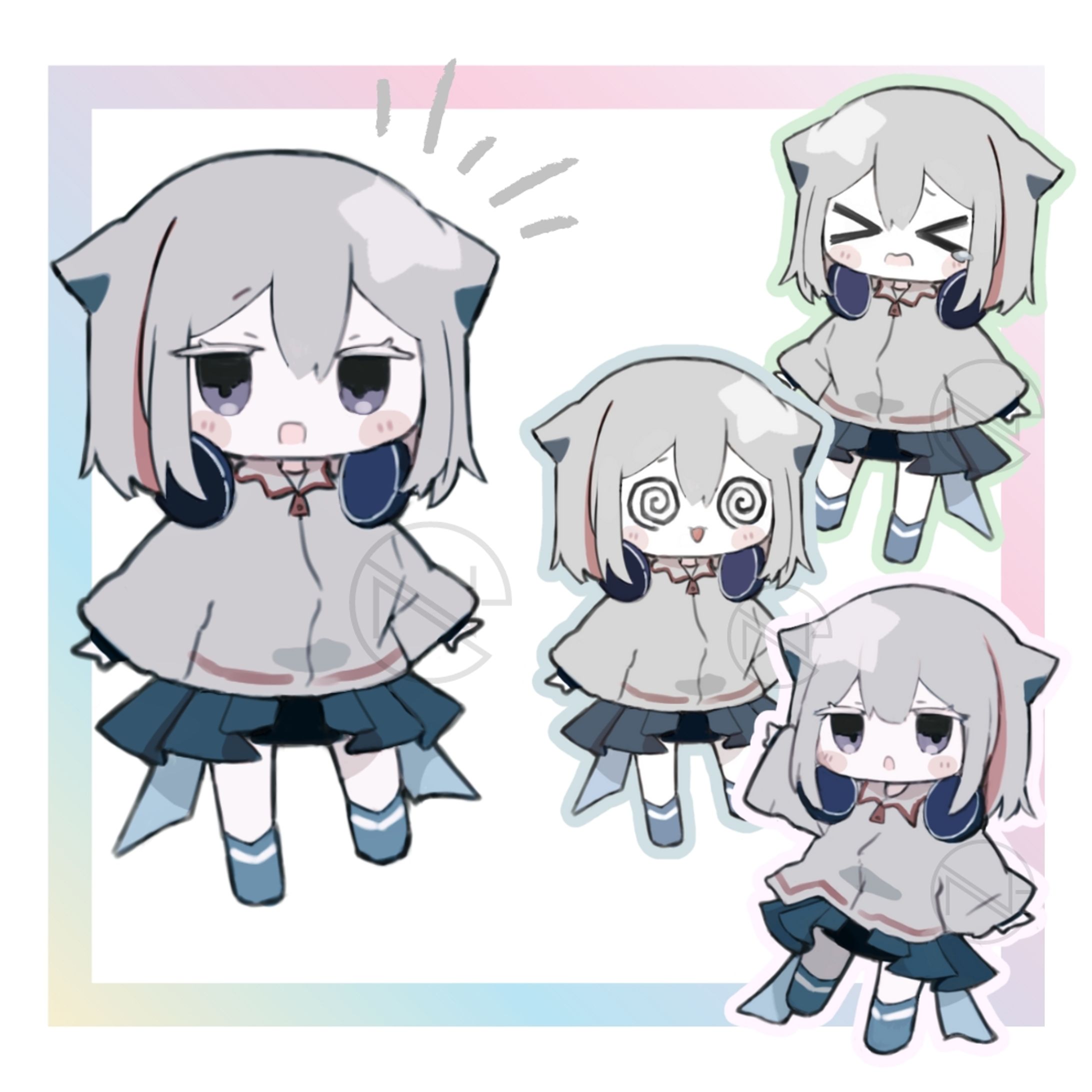 ミニキャラクターイラスト-1