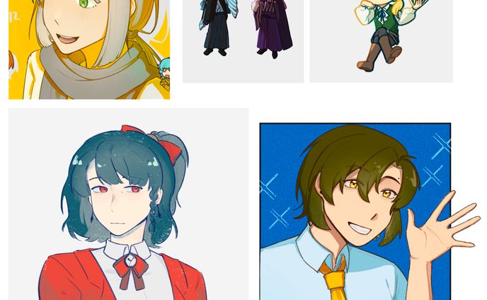 Personal Illustrations_Bust & Chibi