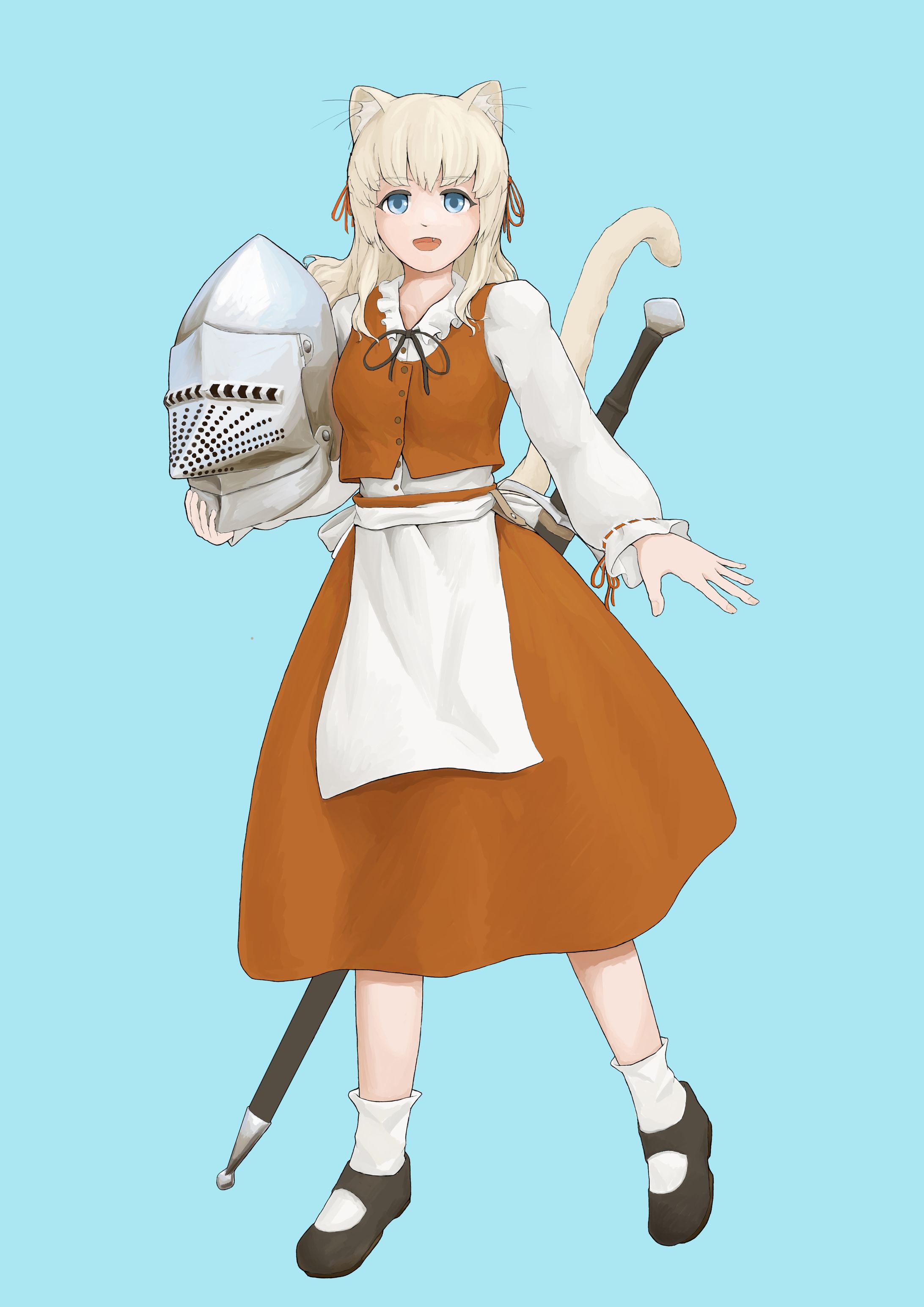 フントスカル持ったネコミミ-1