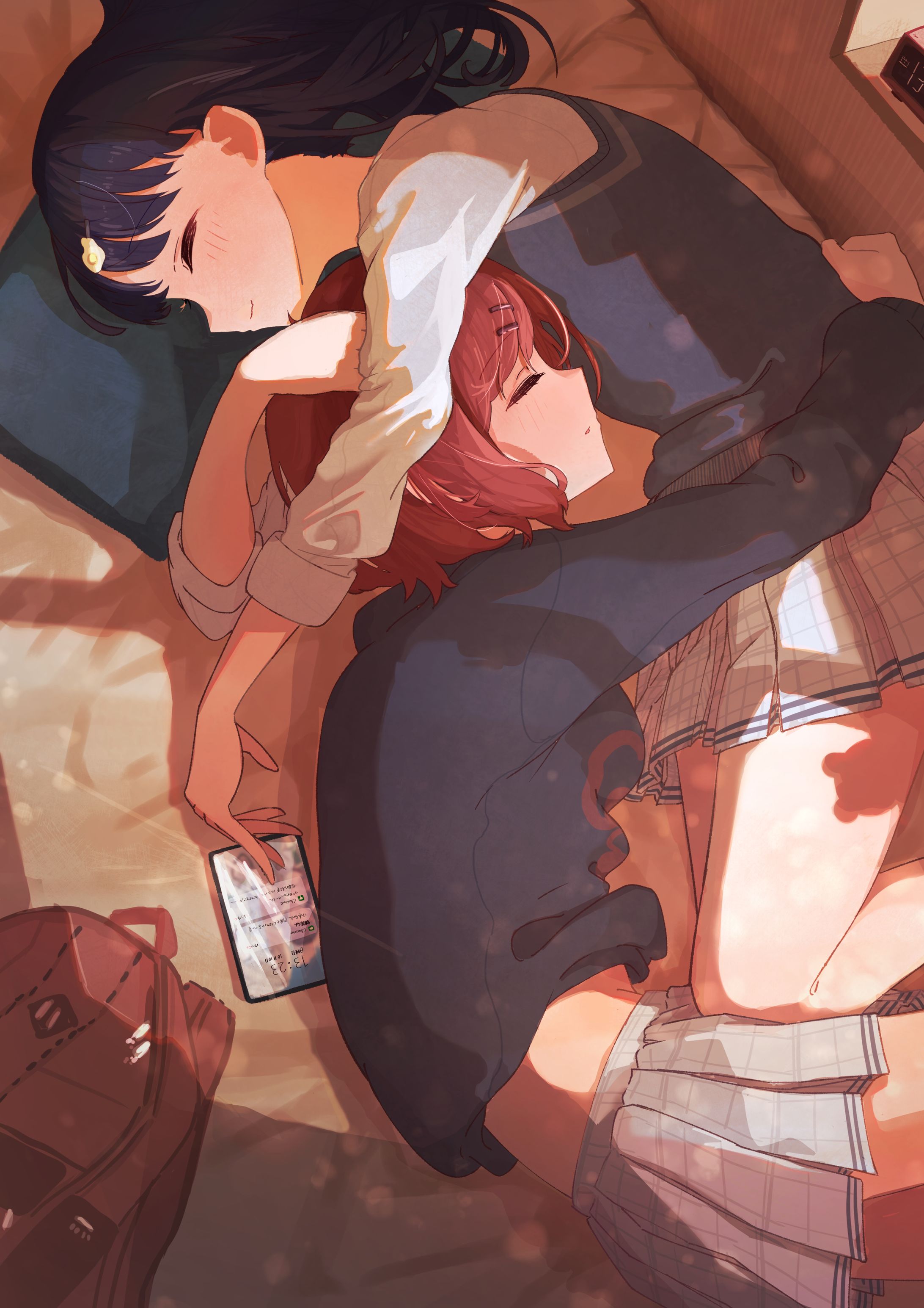 二次創作イラスト　完成絵およびカラーラフ案-1