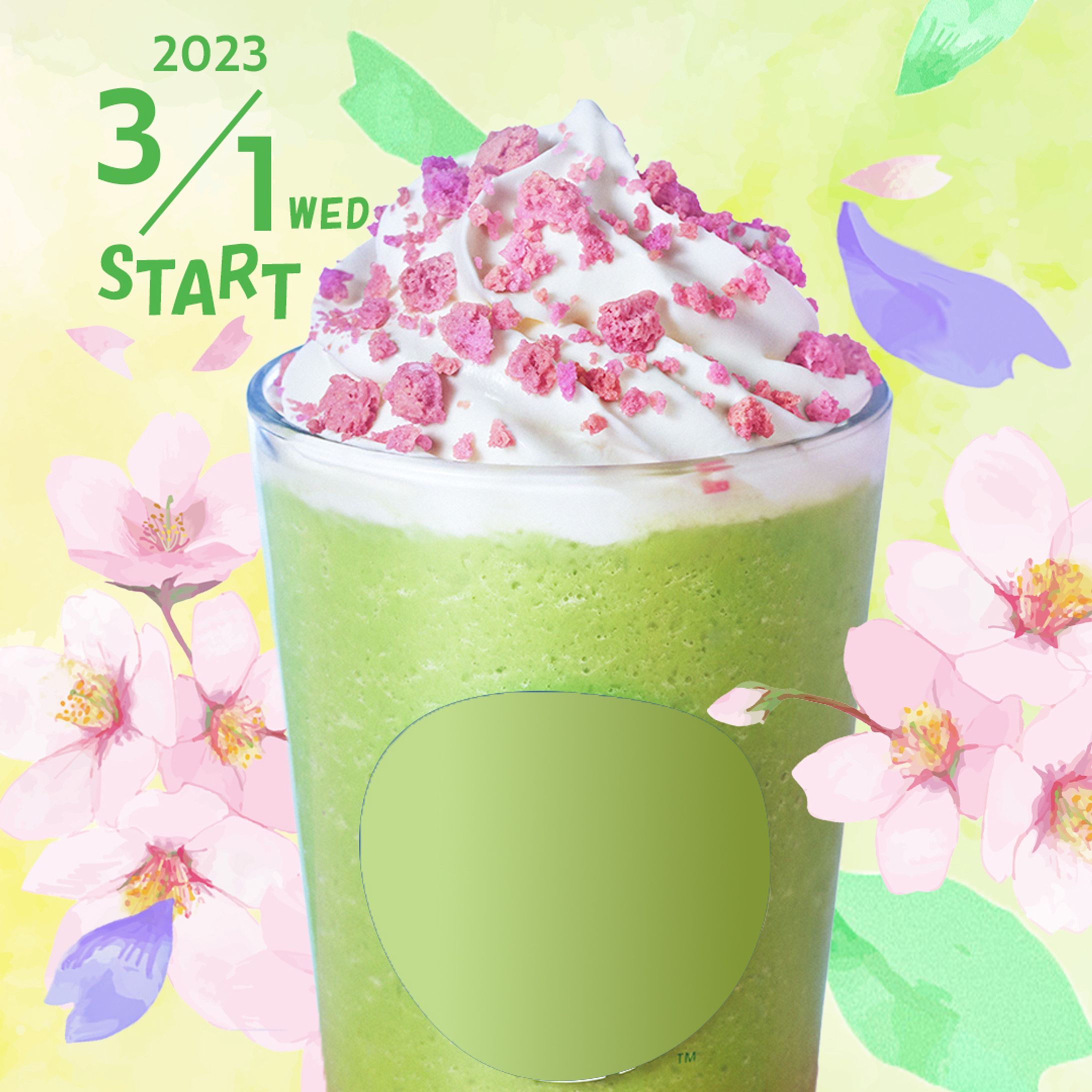 抹茶ドリンク模写-1