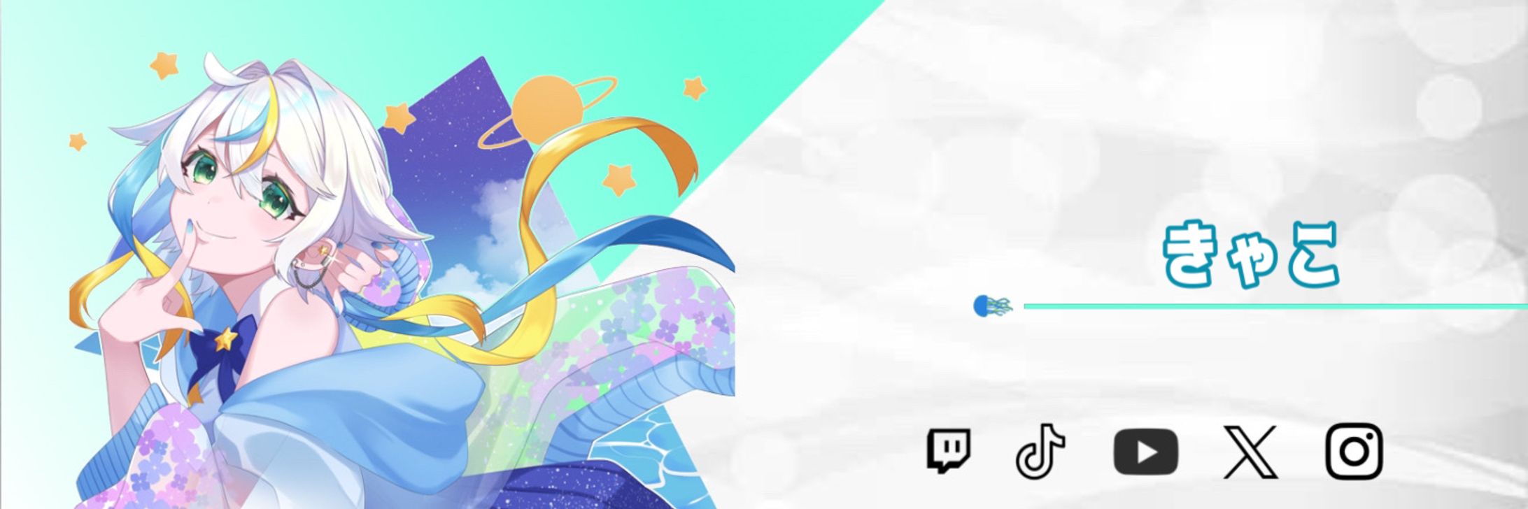 【デザイン】Vtuberのきゃこ様、羽真ゾーラ様へのXheader提供-1