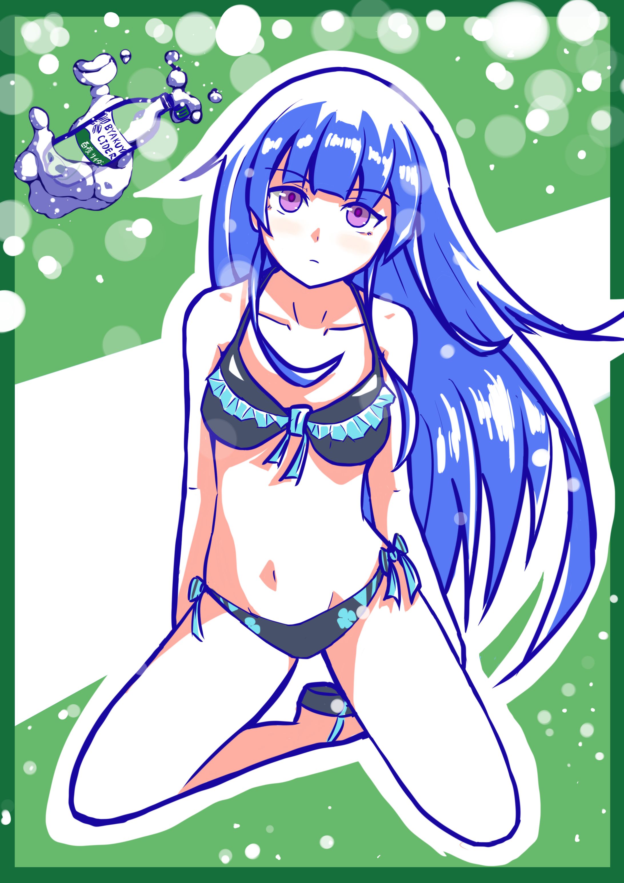 ポップな水着の瑞希ちゃん-1
