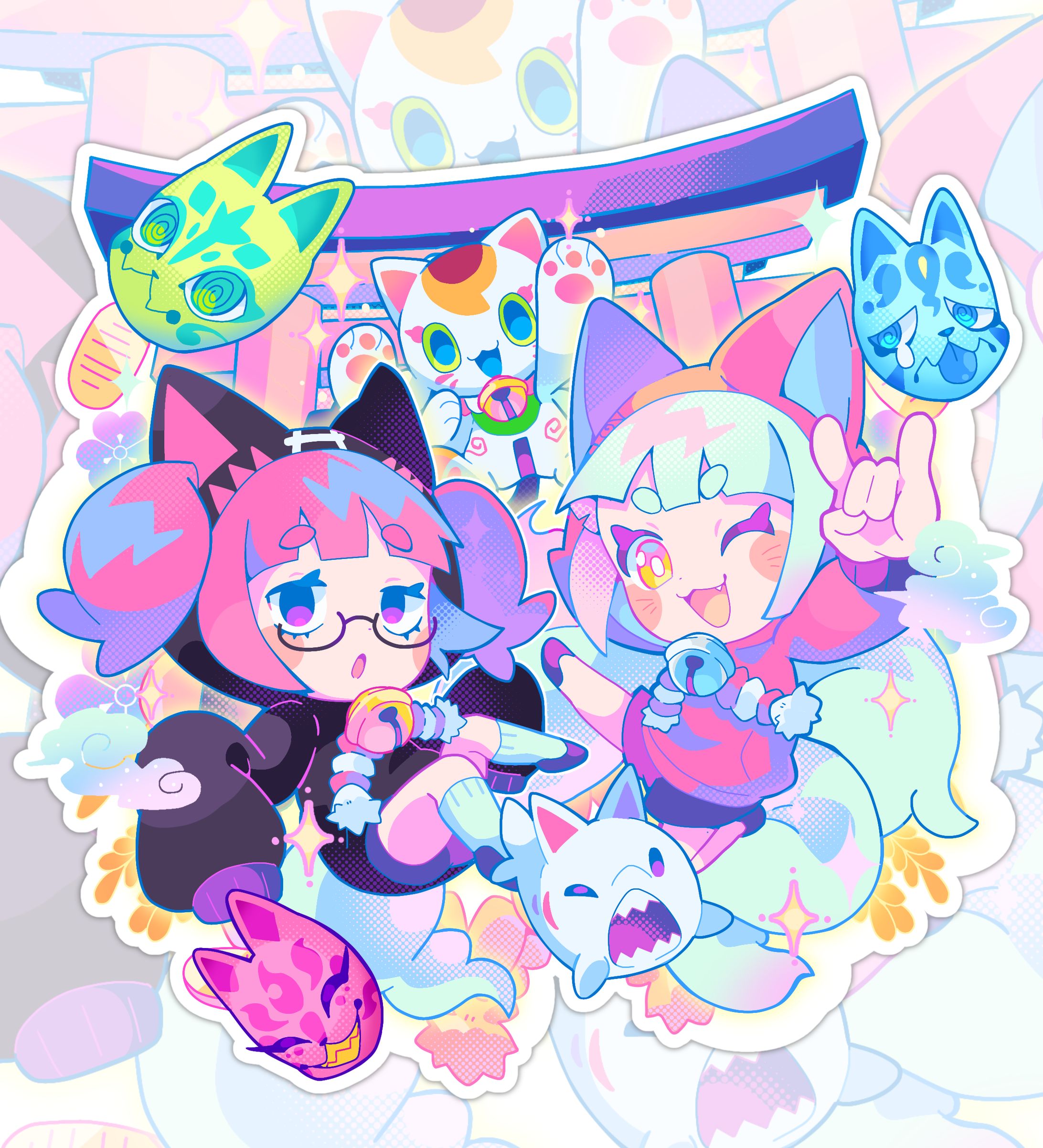 末吉餅様グッズデザインイラスト-1