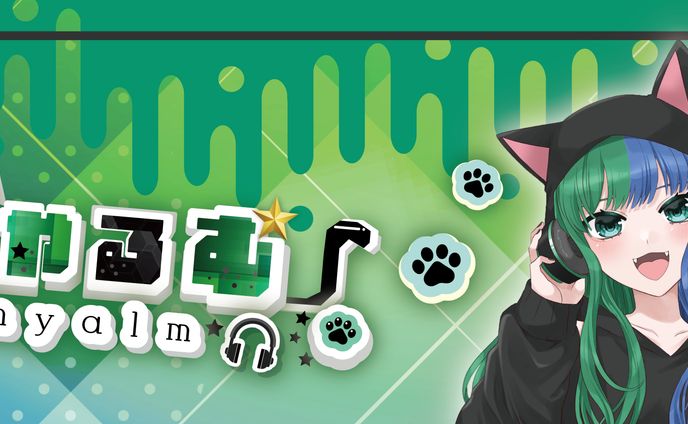 にゃるむさん　ロゴ・ヘッダーデザイン