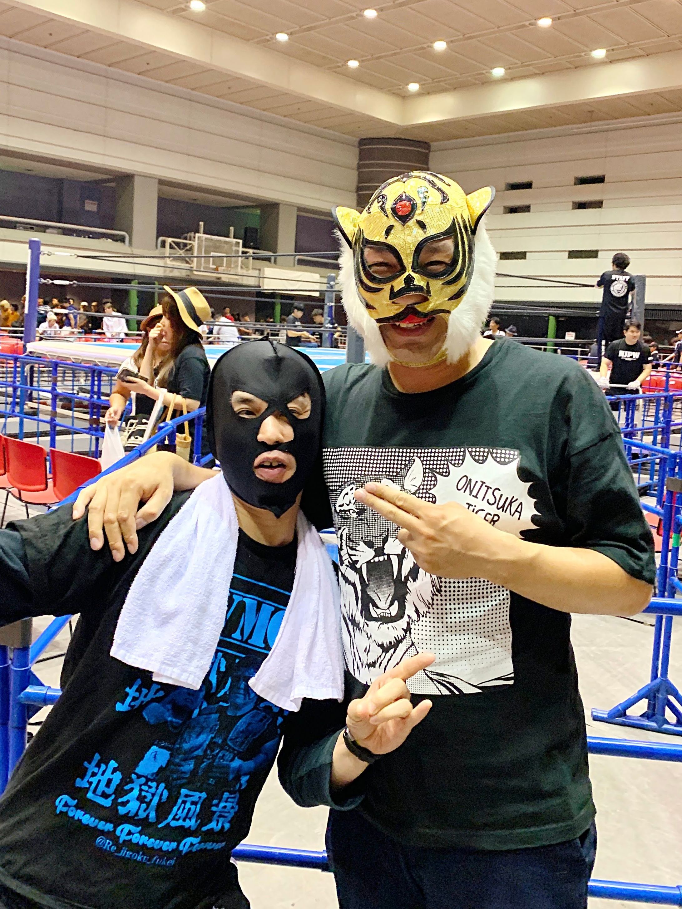 📷上司タイガー＆ジャスト日本・新日本プロレス観戦-1