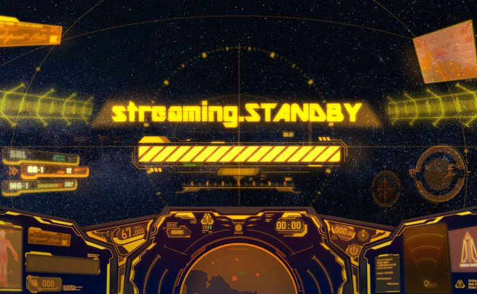 配信待機画面　素材