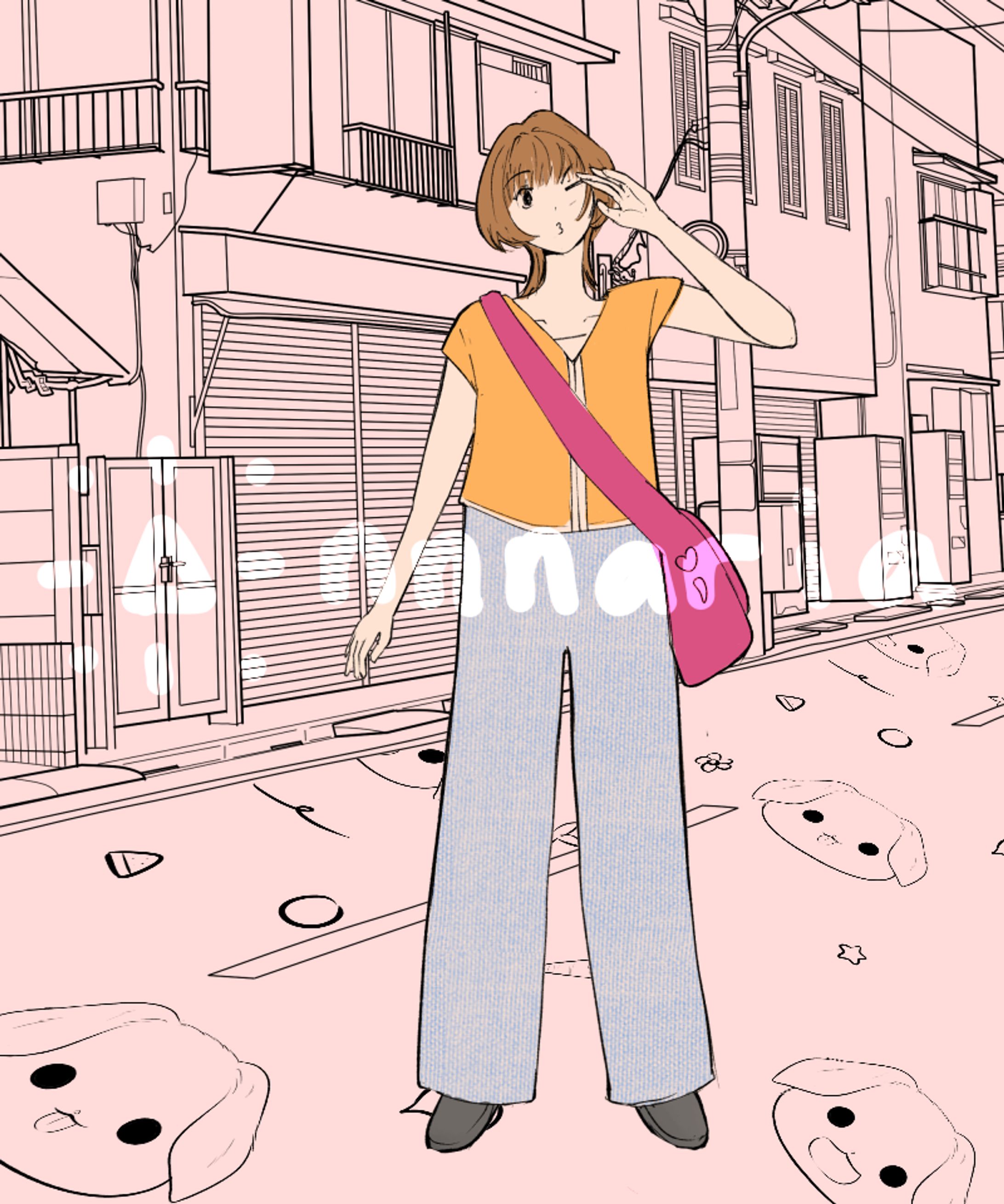 April's original character design -1
