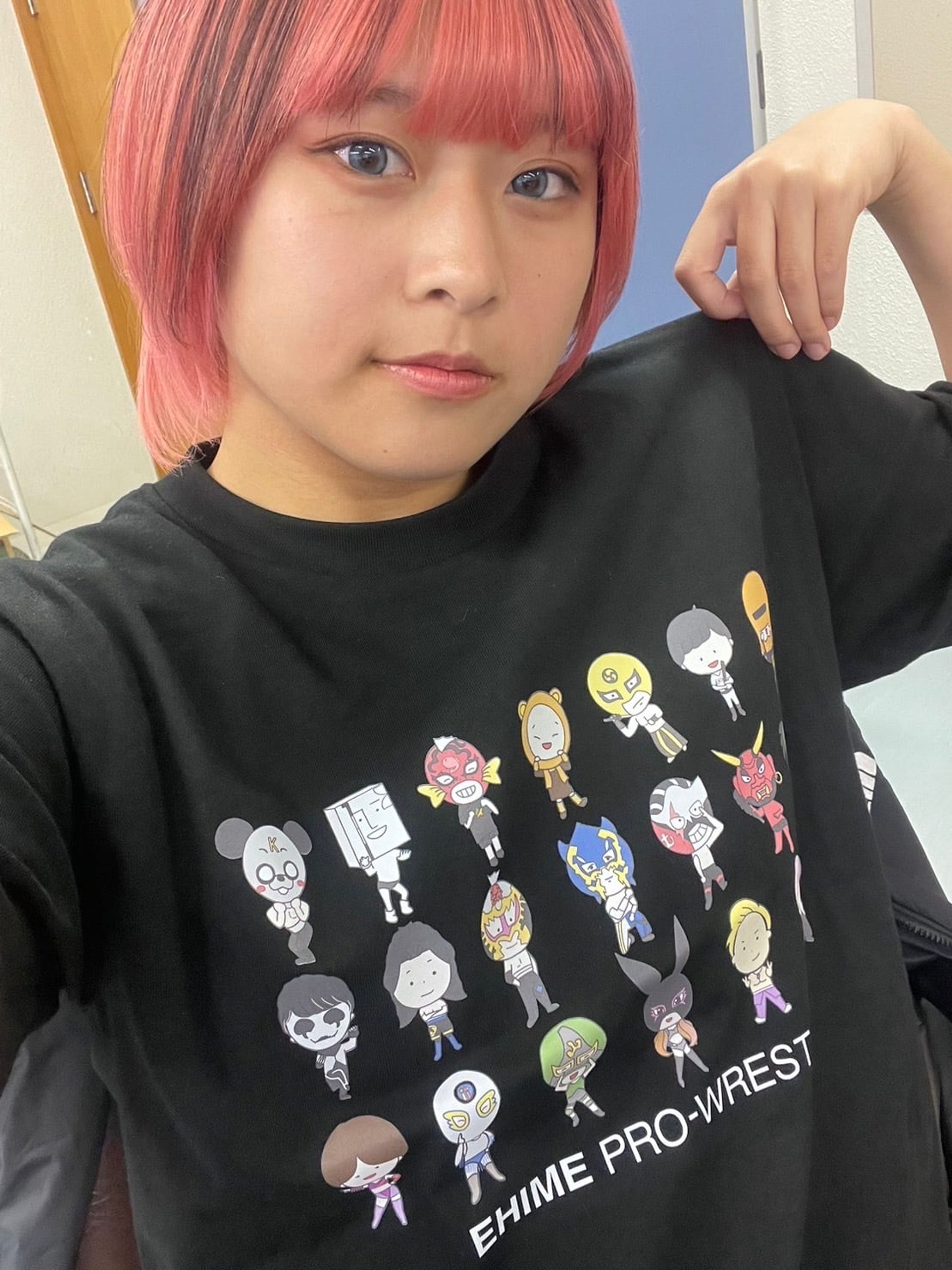 Tシャツイラスト愛媛プロレスプロレスラー-1
