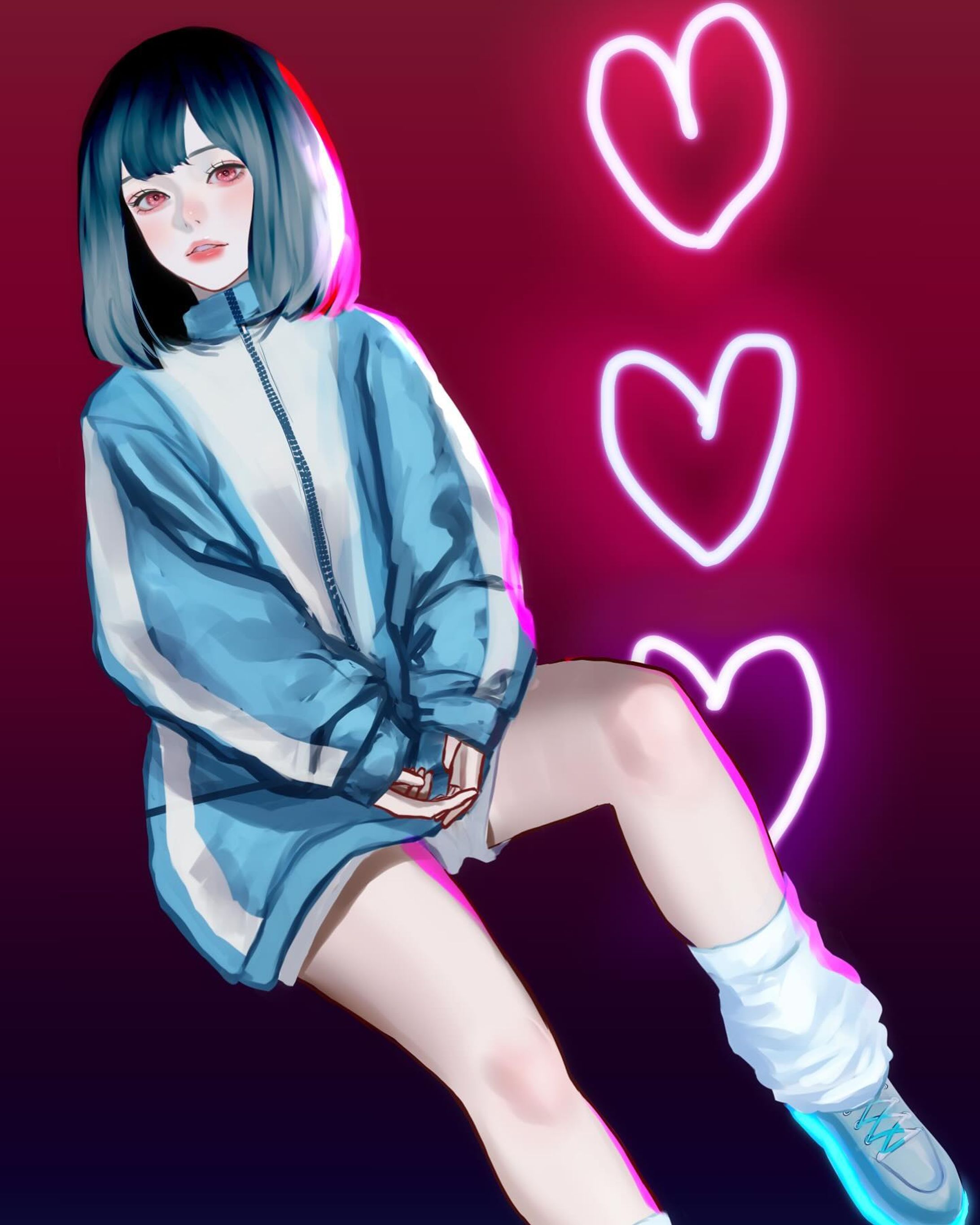 ︎^_︎-♡
 #イラスト  #illustration  #サブカル女子-1