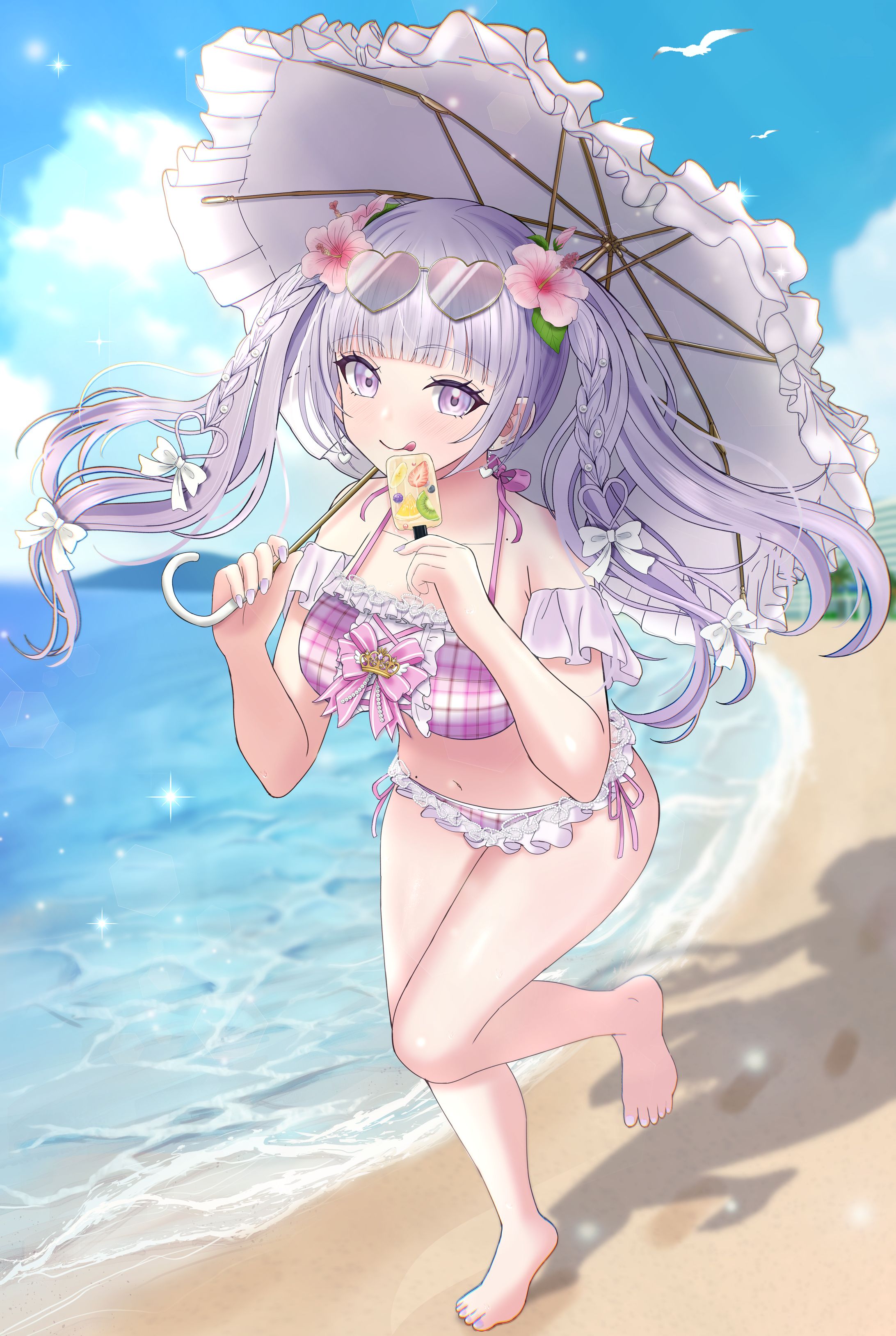 ルワさん水着イラスト-1
